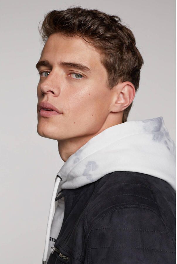 Jack & Jones Imitatieleren jack JJEROCKY in kunstlederen look met zakken met ritssluiting - Foto 2