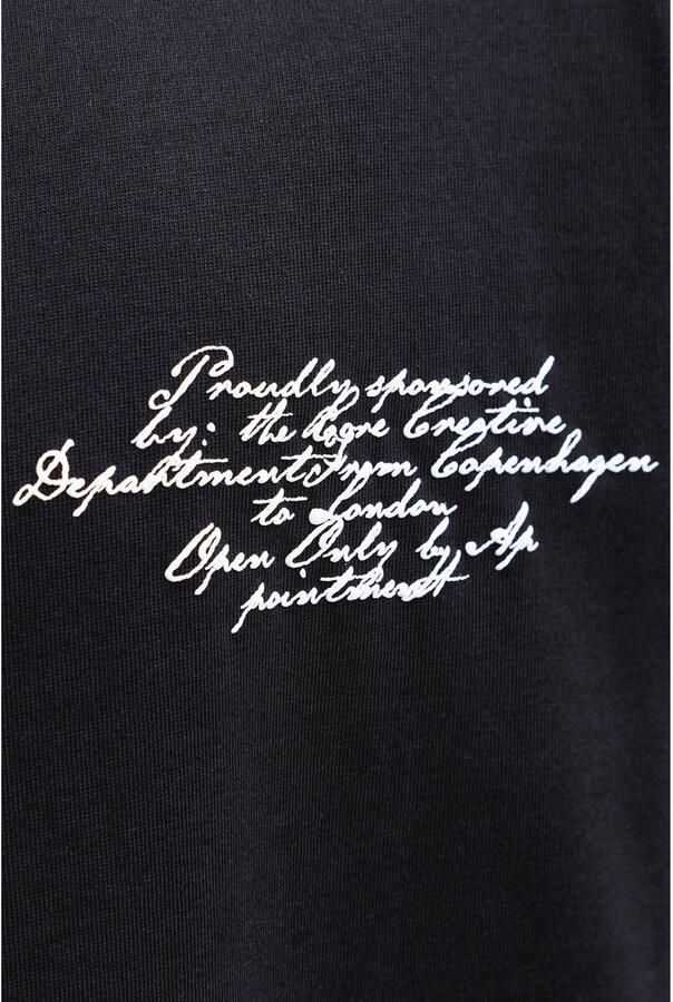 JACK & JONES CORE oversized T-shirt met backprint zwart - Foto 2