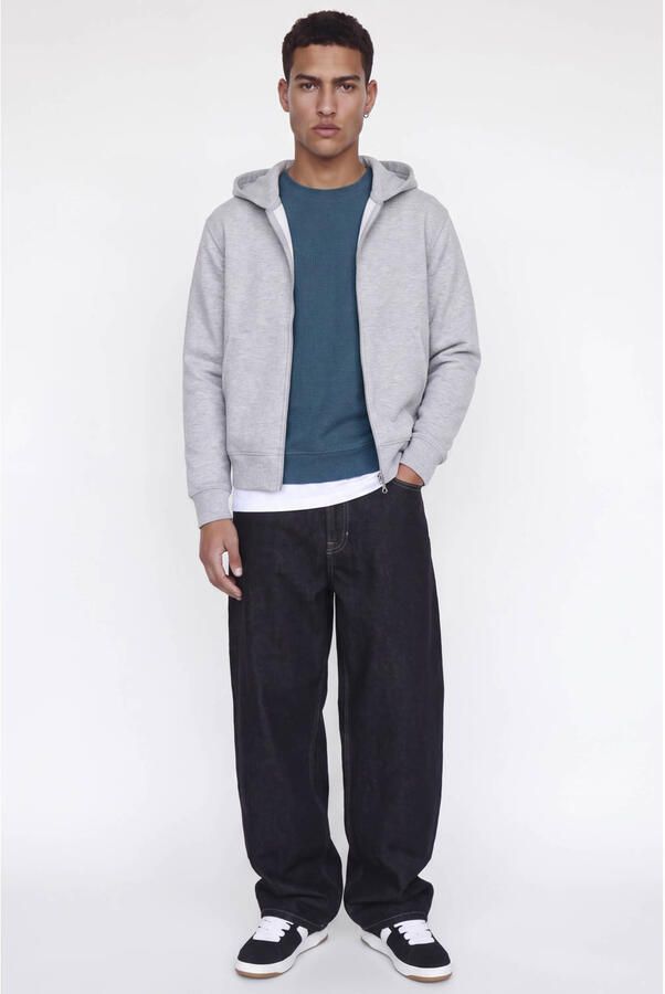 Jack & jones Core Fusion Waffle Brand Crew Sweater Heren - Foto 3