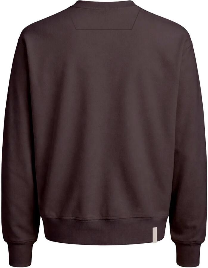 JACK & JONES CORE regular fit sweater donkerbruin