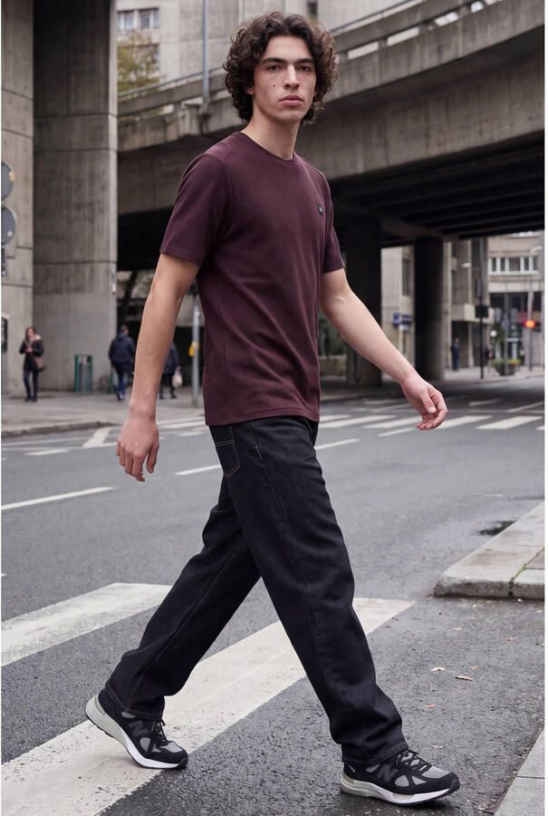 JACK & JONES CORE regular fit T-shirt donkerrood - Foto 2