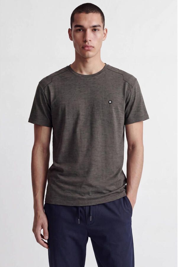JACK & JONES CORE regular fit T-shirt met logo groen - Foto 2