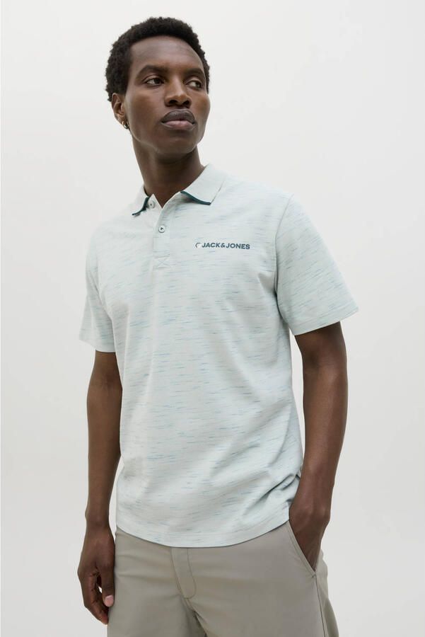 JACK & JONES CORE regular polo lichtgroen - Foto 2