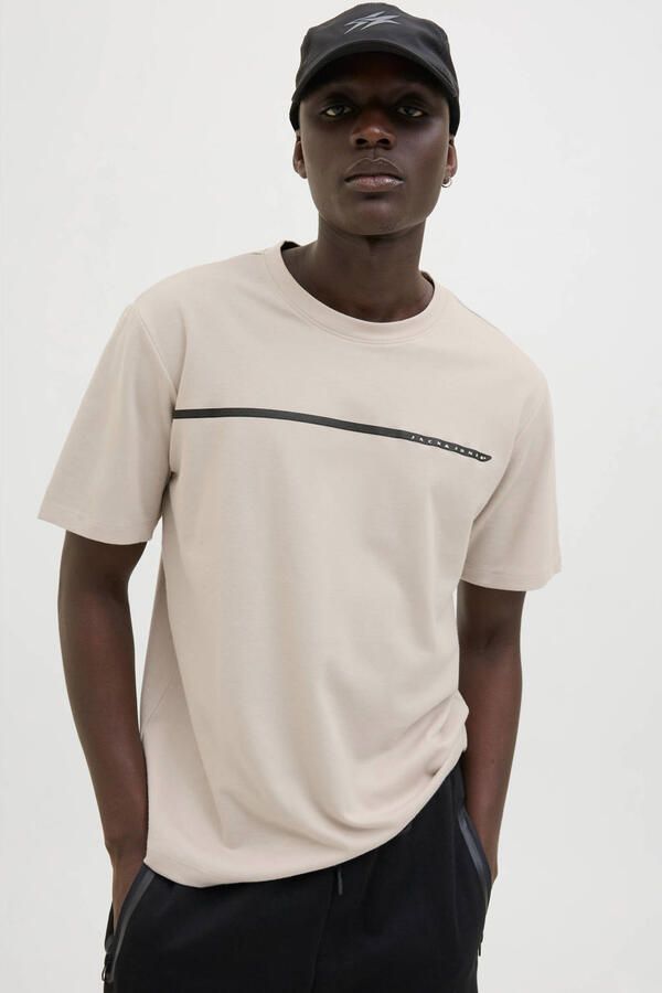 Jack & Jones T-shirt JCOFUSION FULL BRANDING TEE SS CREW NOOS - Foto 3