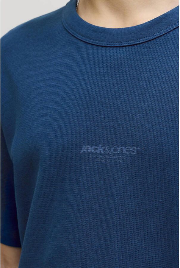 JACK & JONES CORE regular T-shirt donkerblauw - Foto 3