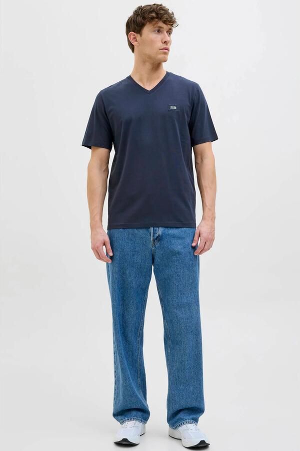 JACK & JONES CORE regular T-shirt donkerblauw - Foto 5