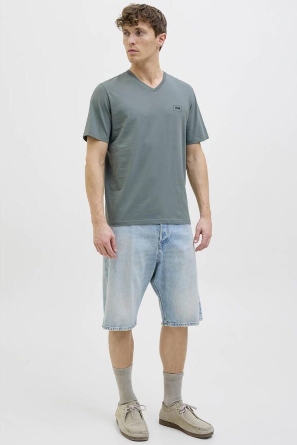 JACK & JONES CORE regular T-shirt grijsgroen - Foto 5