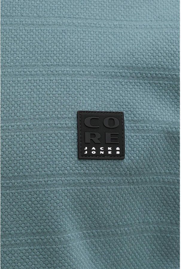Jack & jones Puffer Crew Neck SS Structured Shirt Heren - Foto 2