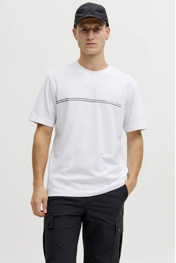 JACK & JONES CORE regular T-shirt wit