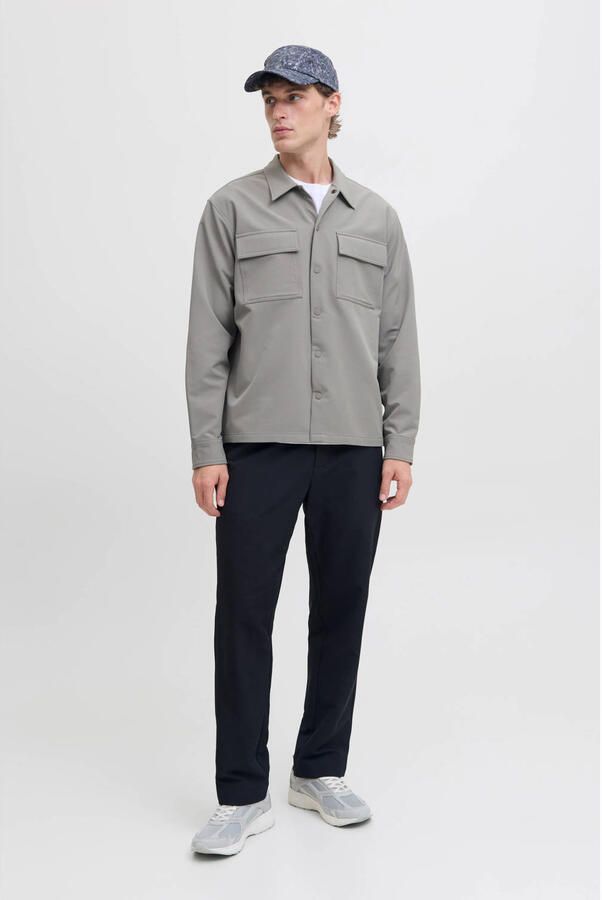 JACK & JONES CORE relaxed casual overhemd grijs - Foto 2