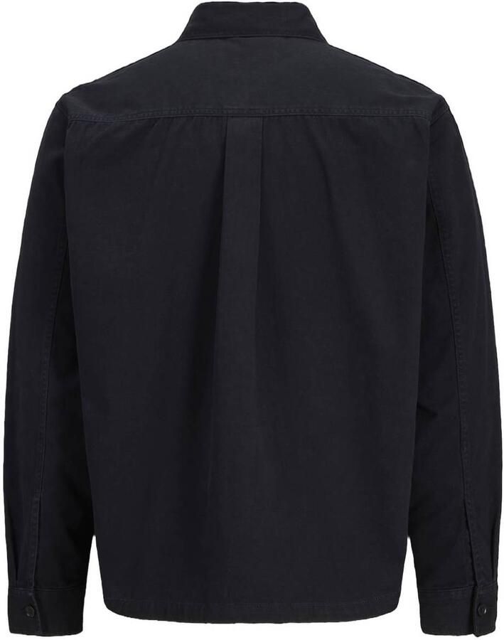 JACK & JONES CORE relaxed fit overshirt zwart