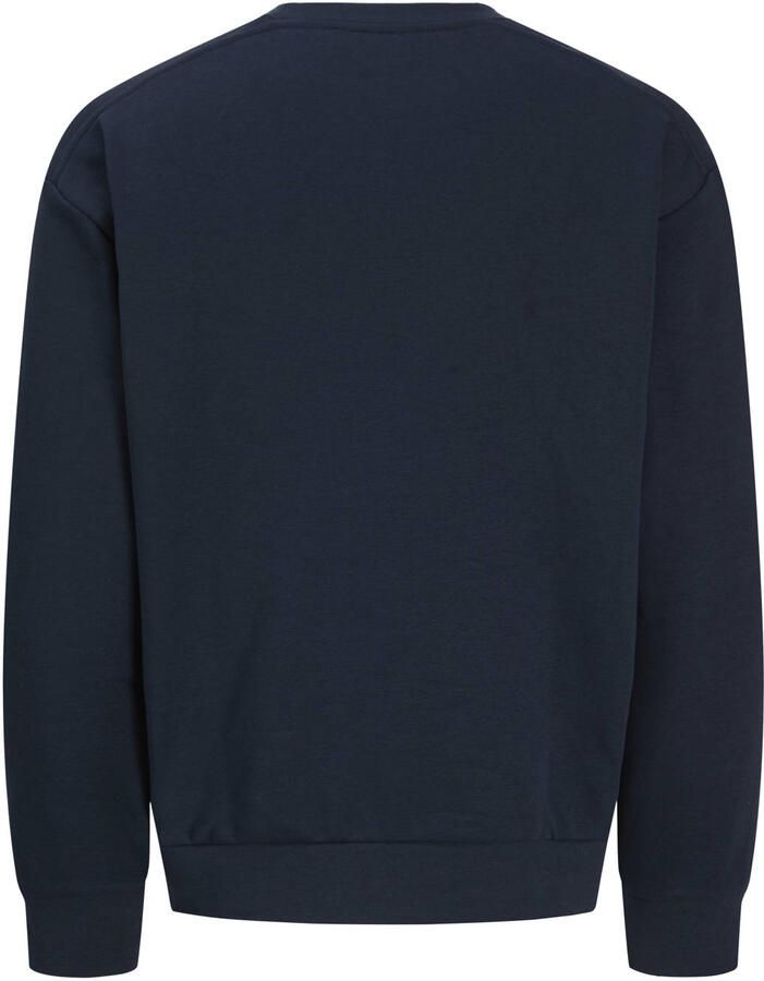 JACK & JONES CORE relaxed fit sweater donkerblauw