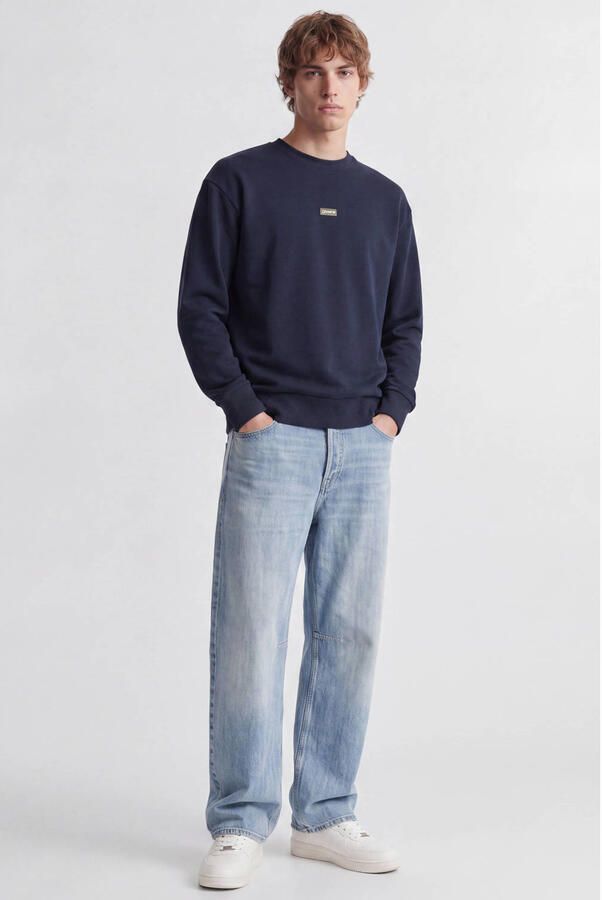 JACK & JONES CORE relaxed fit sweater donkerblauw - Foto 2