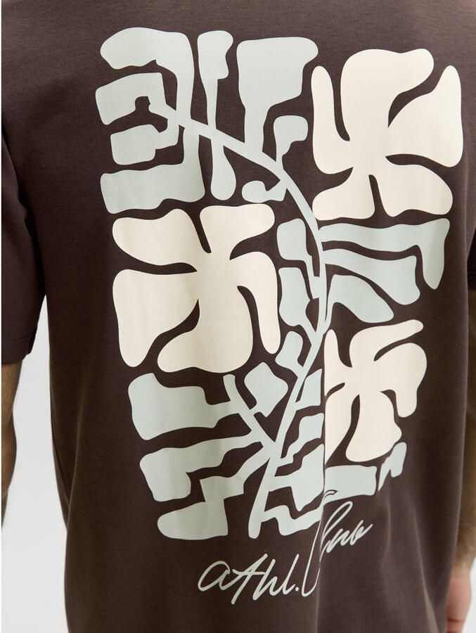 JACK & JONES CORE relaxed fit T-shirt met backprint java - Foto 2