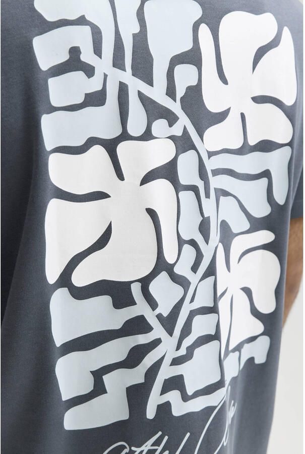 JACK & JONES CORE relaxed fit T-shirt met backprint turbulence - Foto 3