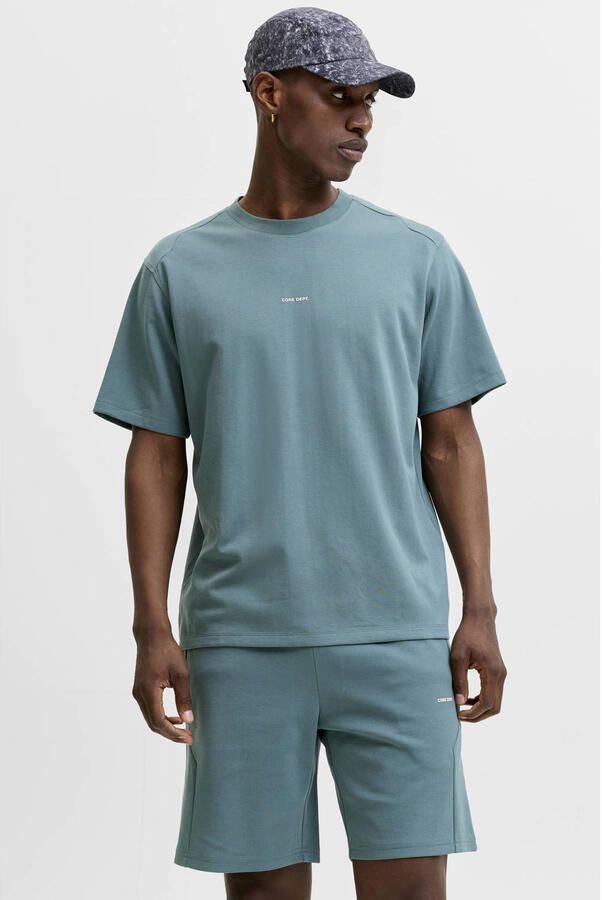 JACK & JONES CORE relaxed T-shirt blauw - Foto 2