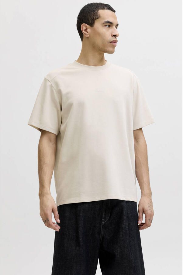 JACK & JONES CORE relaxed T-shirt ecru