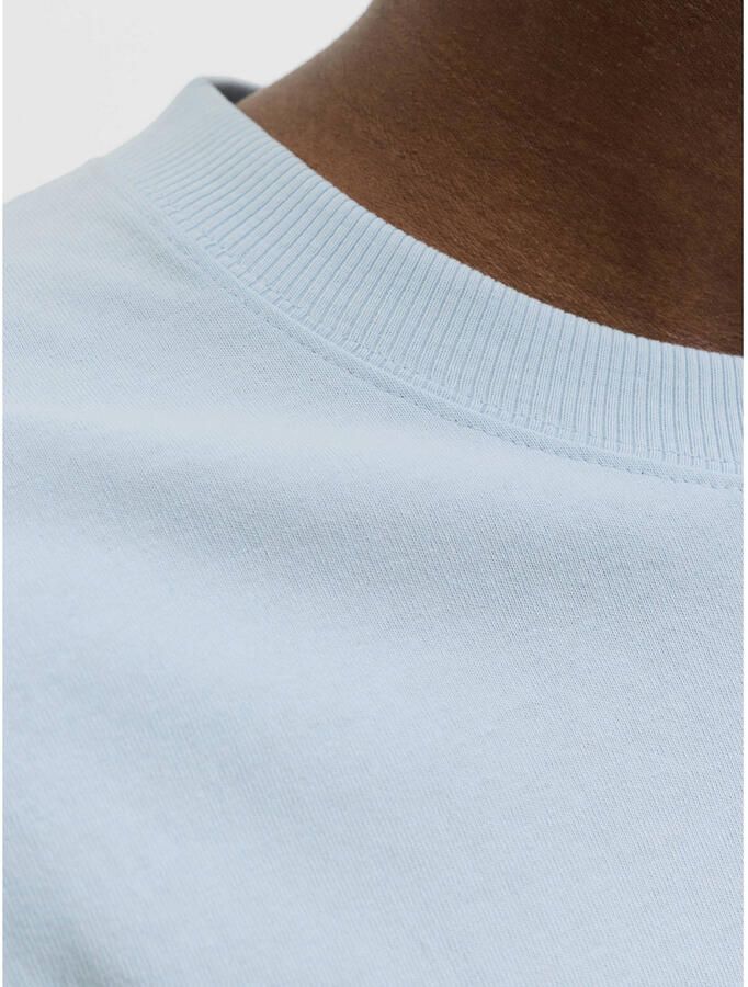JACK & JONES CORE relaxed T-shirt met backprint lichtblauw - Foto 2