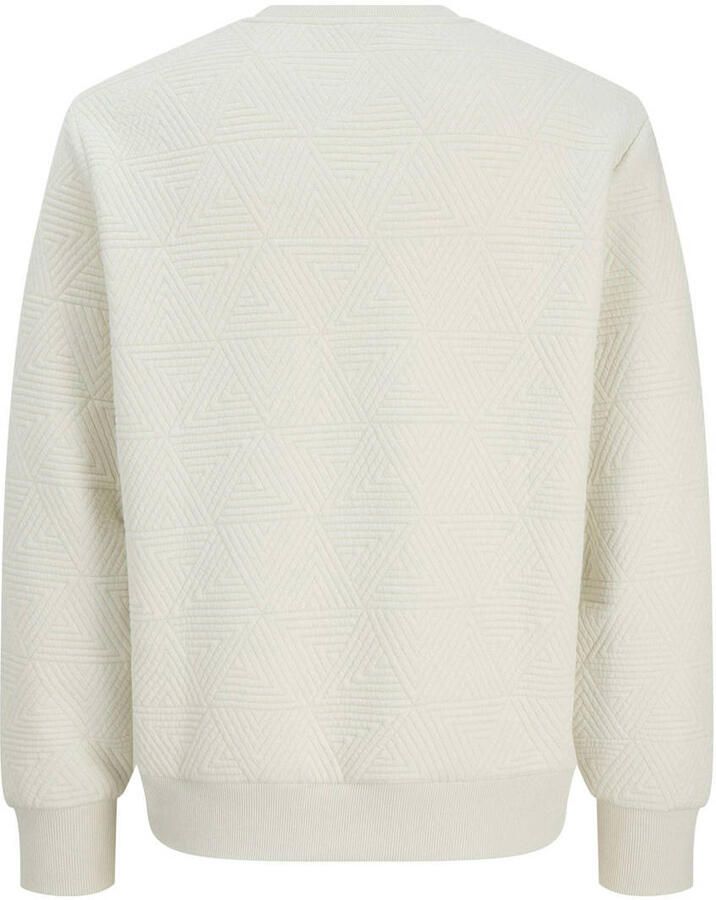 JACK & JONES CORE sweater met textuur ecru