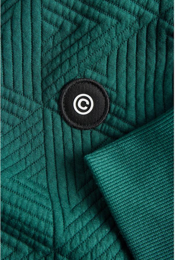 JACK & JONES CORE sweater met textuur groen