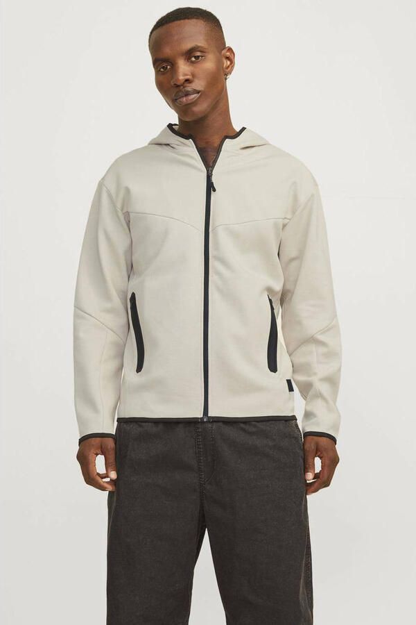 Jack & Jones Sweatvest JCOFUSION SWEAT ZIP HOOD NOOS