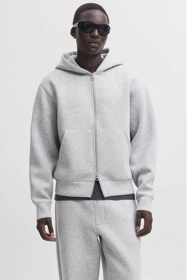 JACK & JONES CORE sweatvest lichtgrijs