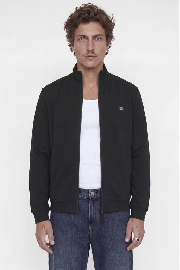 JACK & JONES CORE sweatvest zwart