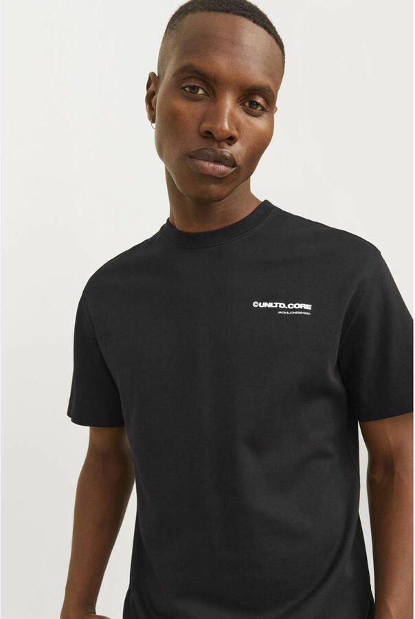 Jack & Jones Shirt met ronde hals JCOAERO PRINT TEE SS CREW NECK NOOS