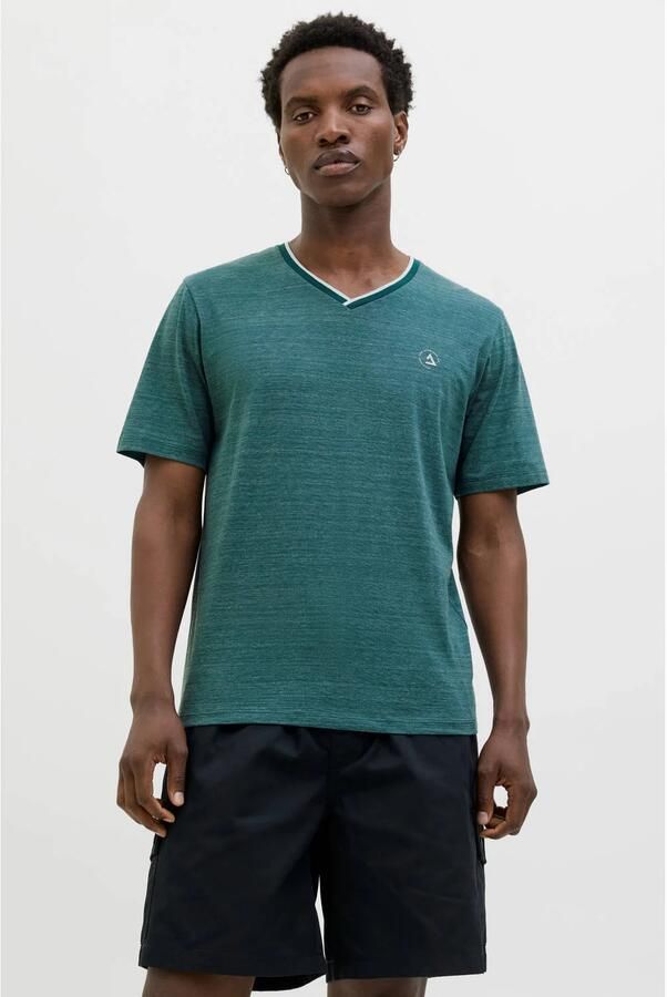 Jack & jones Core Contrast V-neck Shirt Heren