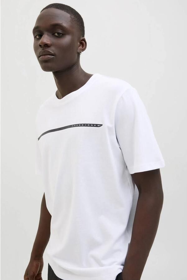 Jack & Jones T-shirt JCOFUSION FULL BRANDING TEE SS CREW NOOS