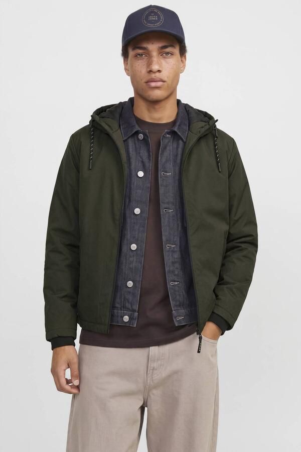JACK & JONES CORE winterjas donkergroen - Foto 2