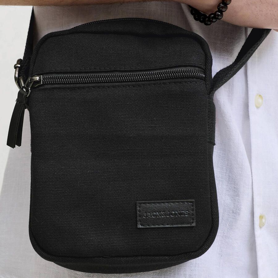 JACK & JONES crossbody tas JACPASCAL zwart - Foto 2