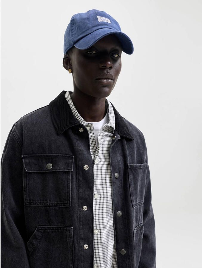 JACK & JONES denim pet JACFRAME donkerblauw - Foto 3