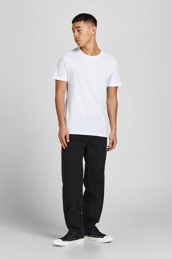Jack & Jones Shirt met ronde hals JJEORGANIC BASIC TEE SS O-NE 3PK MP NOOS (set 3-delig)