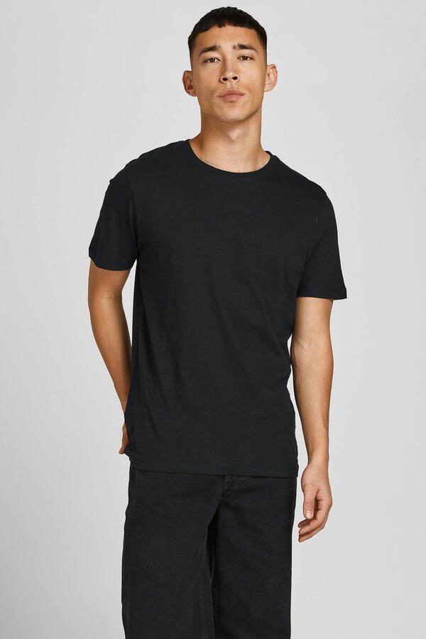 Jack & Jones Shirt met ronde hals JJEORGANIC BASIC TEE SS O-NE 3PK MP NOOS (set 3-delig) - Foto 3