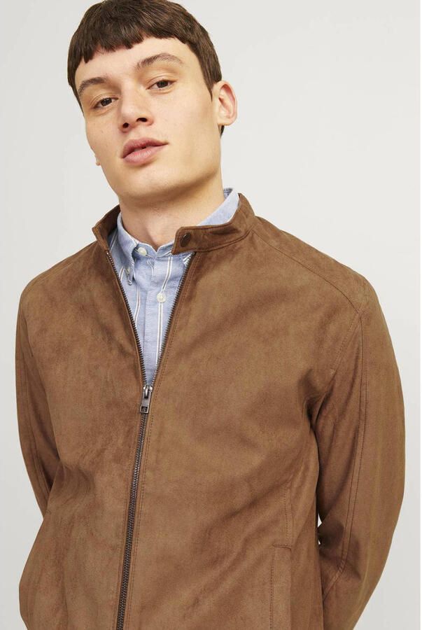 Jack & Jones Imitatieleren jack JJEDYLAN CLEAN JACKET NOOS