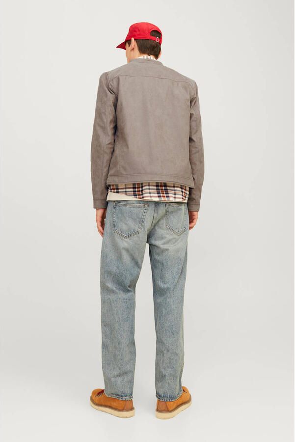 Jack & Jones Imitatieleren jack JJEDYLAN CLEAN JACKET NOOS