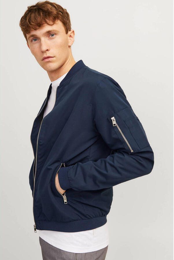 Jack & Jones Blouson JJERUSH met opstaande kraag en zakken met ritssluiting - Foto 3