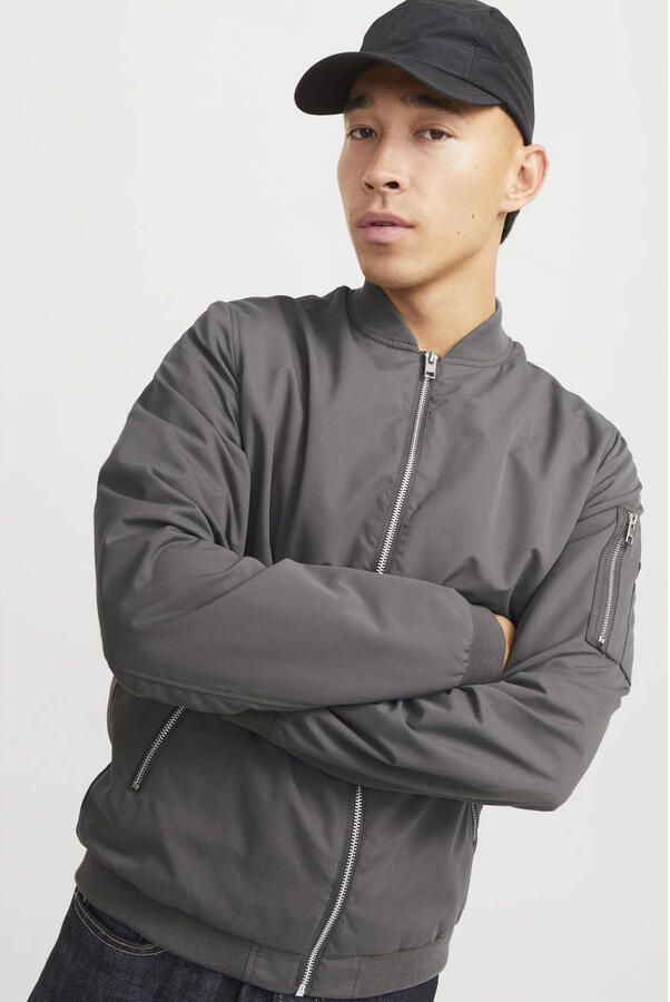 Jack & Jones Blouson JJERUSH met opstaande kraag en zakken met ritssluiting