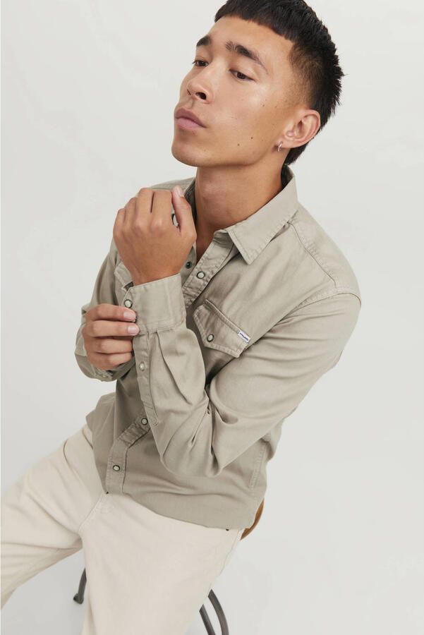 Jack & Jones Jeans overhemd JJESHERIDAN in workwear-stijl met robuuste katoenkwaliteit - Foto 3