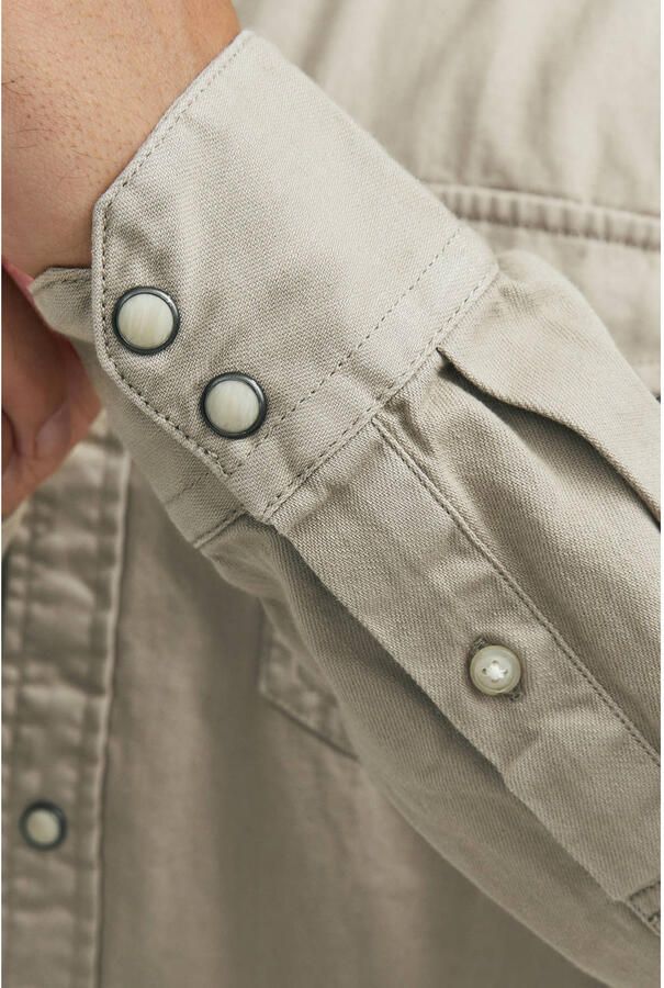 Jack & Jones Jeans overhemd JJESHERIDAN in workwear-stijl met robuuste katoenkwaliteit
