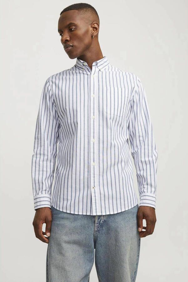 Jack & Jones PlusSize Overhemd met lange mouwen JJEOXFORD SHIRT L S S21 NOOS PLS