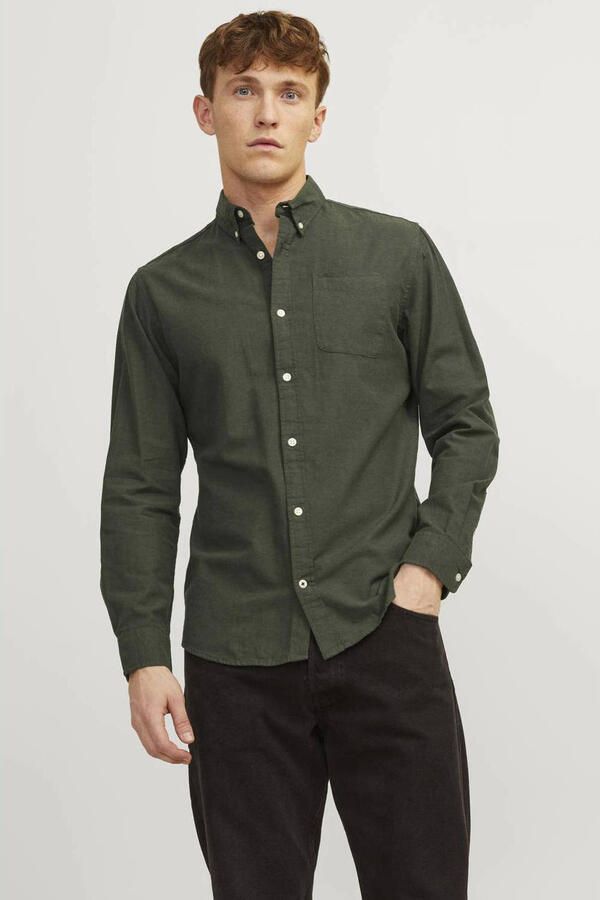 Jack & jones Overhemd Lange Mouw Jack & Jones JJEOXFORD SHIRT LS