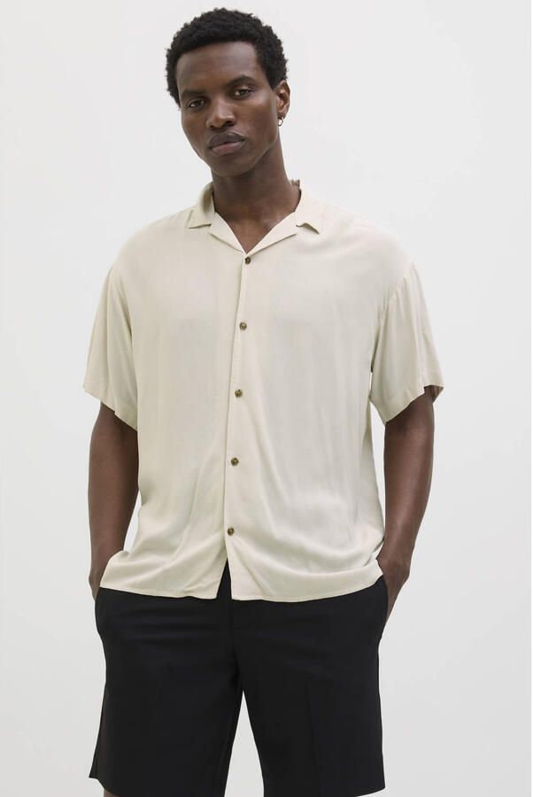 Jack & Jones Overhemd met korte mouwen JJEJEFF SOLID RESORT SHIRT S S SN