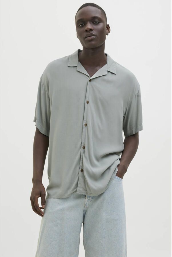 Jack & Jones Overhemd met korte mouwen JJEJEFF SOLID RESORT SHIRT S S SN - Foto 2
