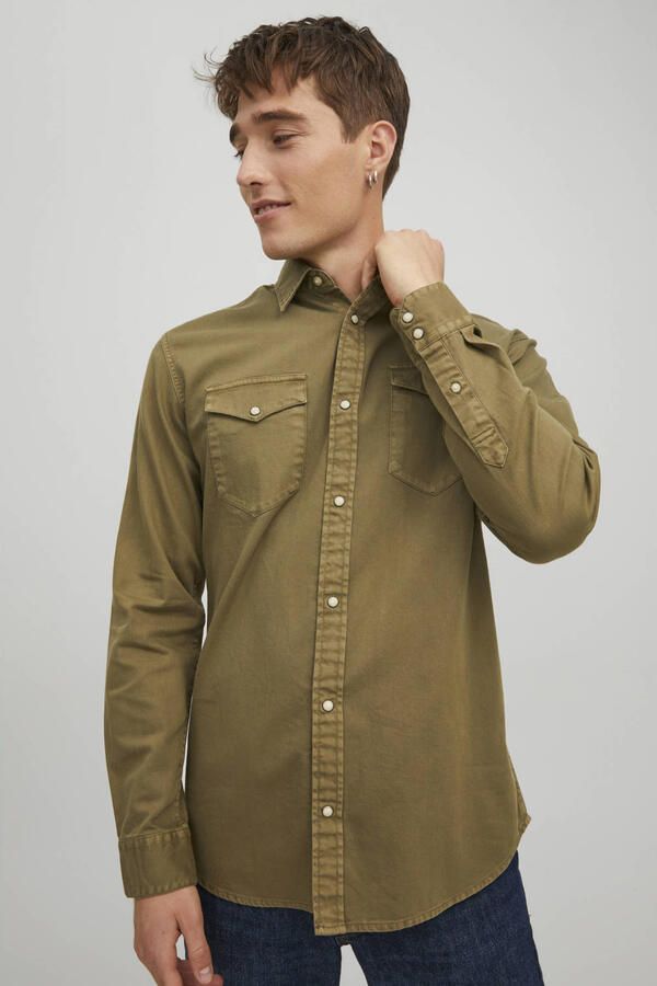 Jack & Jones Jeans overhemd JJESHERIDAN in workwear-stijl met robuuste katoenkwaliteit - Foto 2