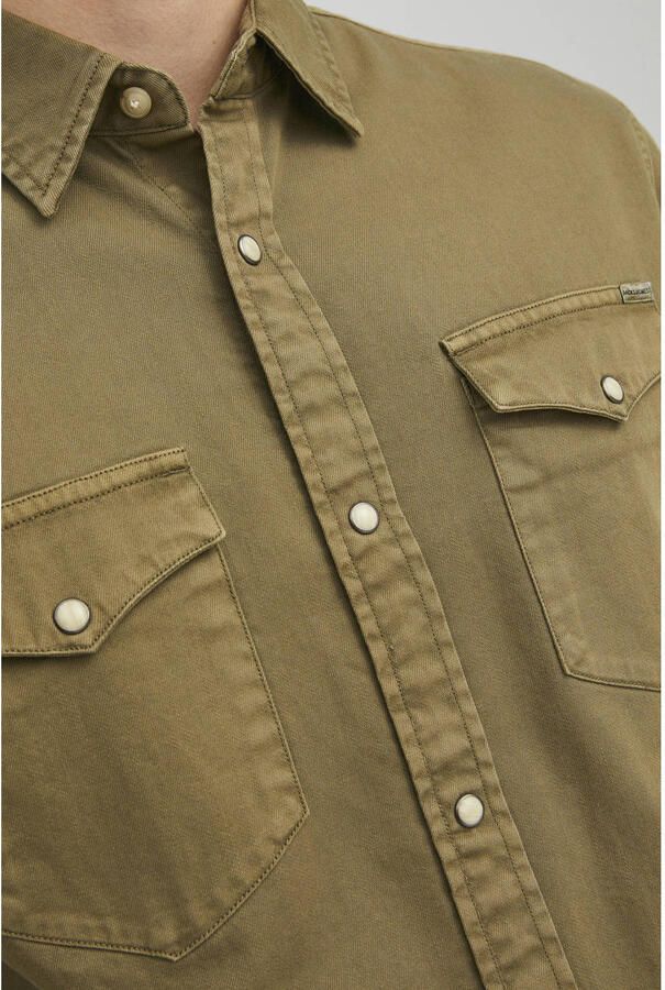 Jack & Jones Jeans overhemd JJESHERIDAN in workwear-stijl met robuuste katoenkwaliteit