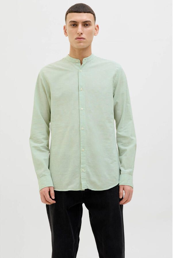 Jack & Jones Overhemd met lange mouwen JJEBREEZE BAND SHIRT LS SN - Foto 3