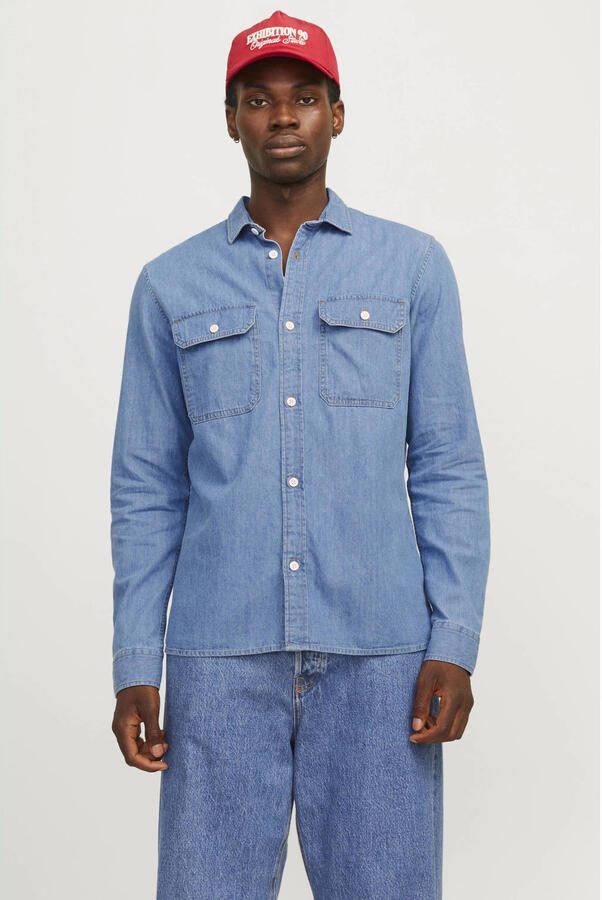 Jack & Jones Overhemd met lange mouwen JJETRAVIS SHIRT LS NOOS