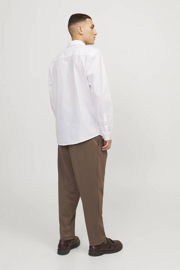 Jack & jones Casual Oxford Overhemd met Button-Down Kraag White Heren - Foto 3